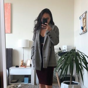 Plaid Zara Blazer Coat